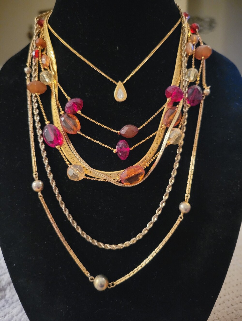 Vintage Signed Avon & Unsigned Necklace Bundle